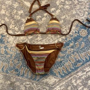 Vitamin A 2 piece bikini size small/6